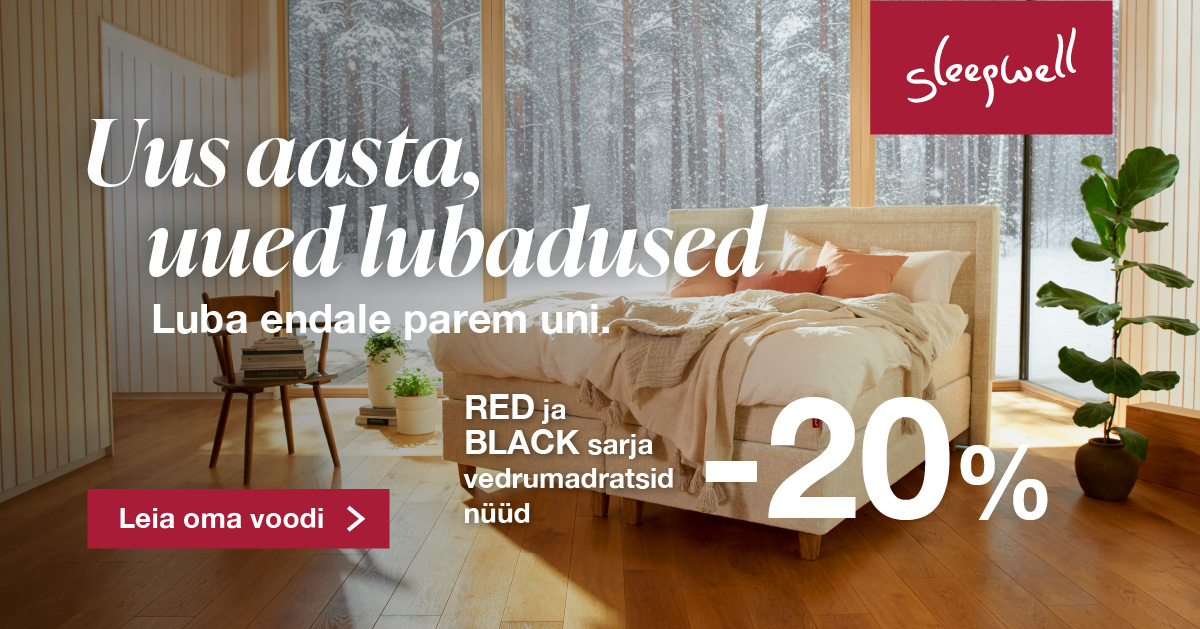 Sleepwell. Kampaania. Voodike. Madratsid. Voodid. Kontinentaalvoodid. Topid. madratsikatted.